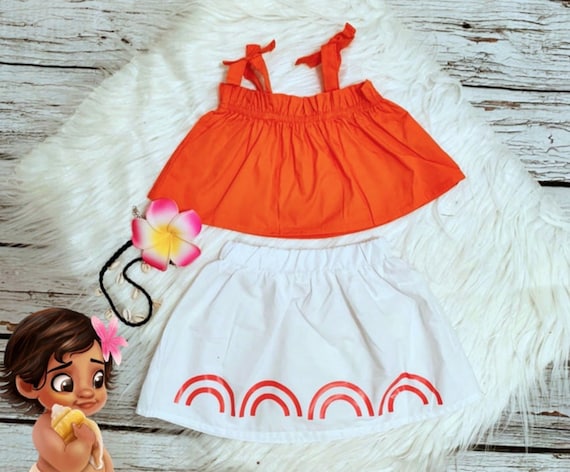 Traje de bebé Moana / Traje de Moana para cumpleaños / -  Portugal