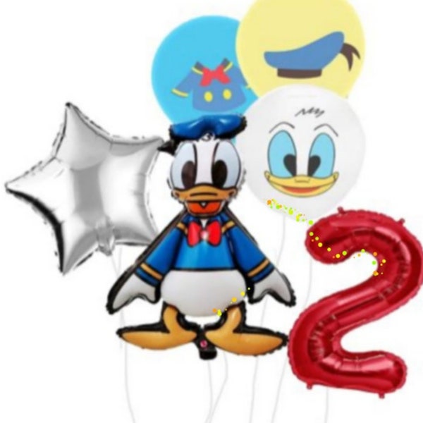 Donald Duck Balloons,Party Decoration Disney,Donald Duck Party Supplies,Girl or Boy Decoration,Donald Duck Party Theme