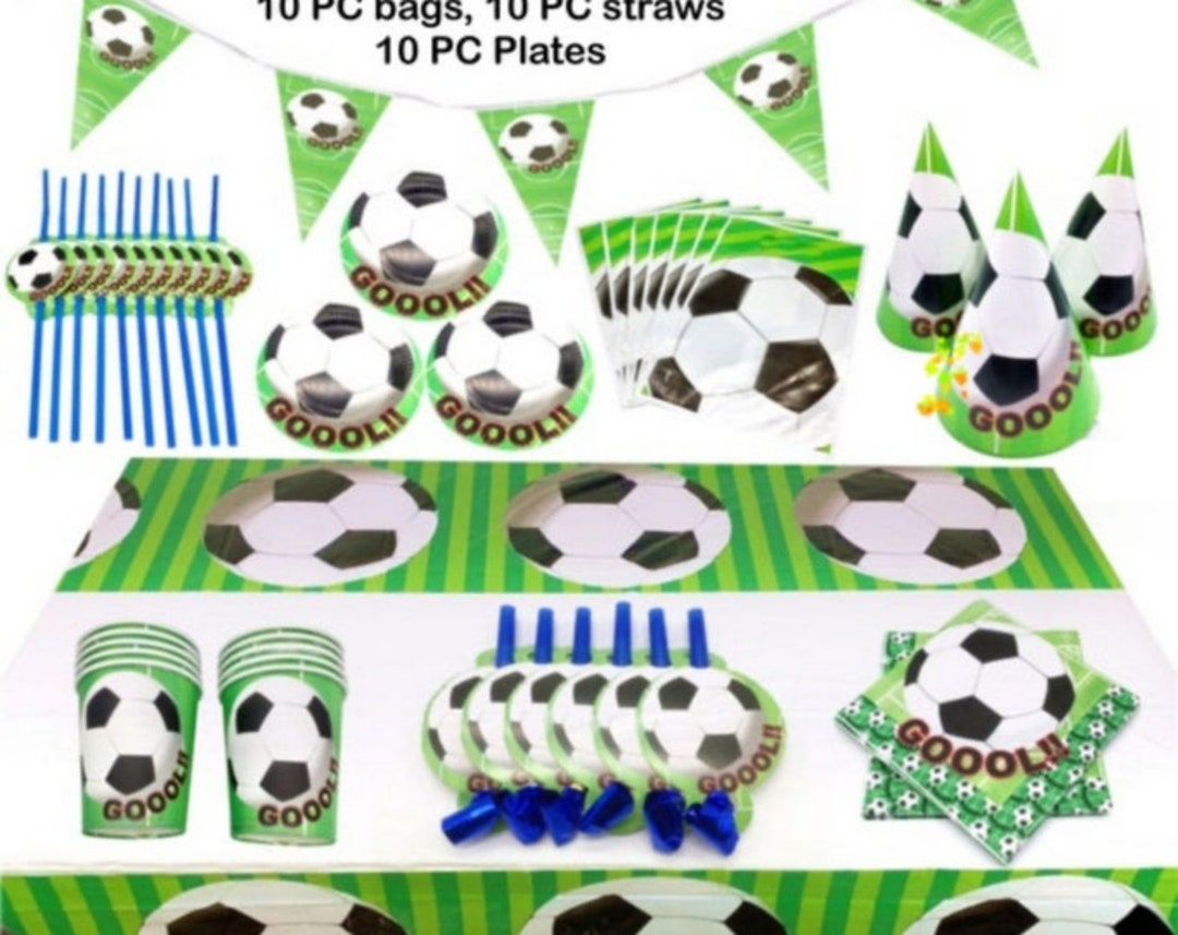 Soccer Birthday Suppliesparty Decorationboysoccer Etsy