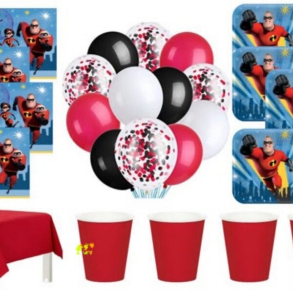 Incredibles Party Etsy