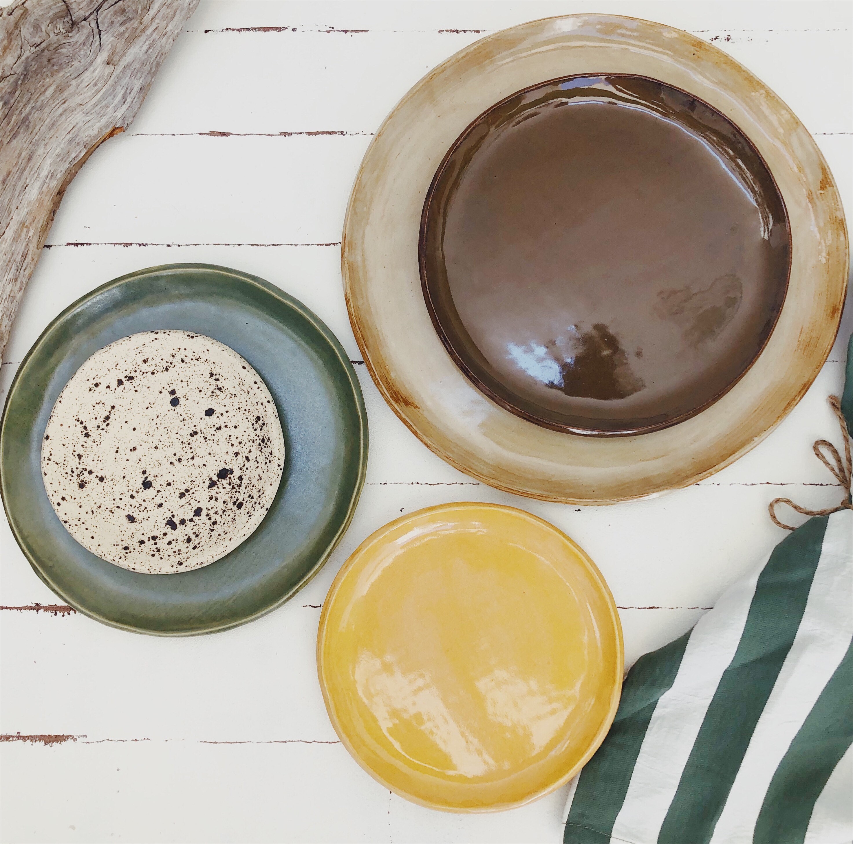 Mix & match handmade ceramic Plates Ceramic minimalist Etsy