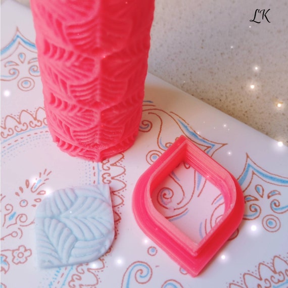 Roses texture roller  Floral stamp – LlamasKiss