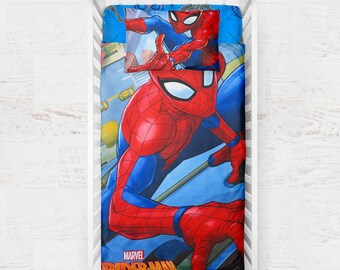 spiderman crib sheets