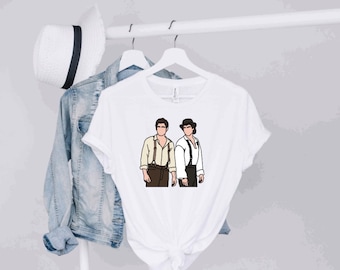 The Salvatore brothers shirt, Hello brother, TVD inspired shirt, The vampire Diares, Damon and Stefan