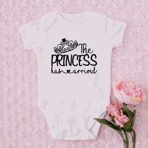 I have arrived baby onesies, baby girl, baby boy, new baby onesie gift, cute baby shower gift, princess have arrived, ladies I have arrived
