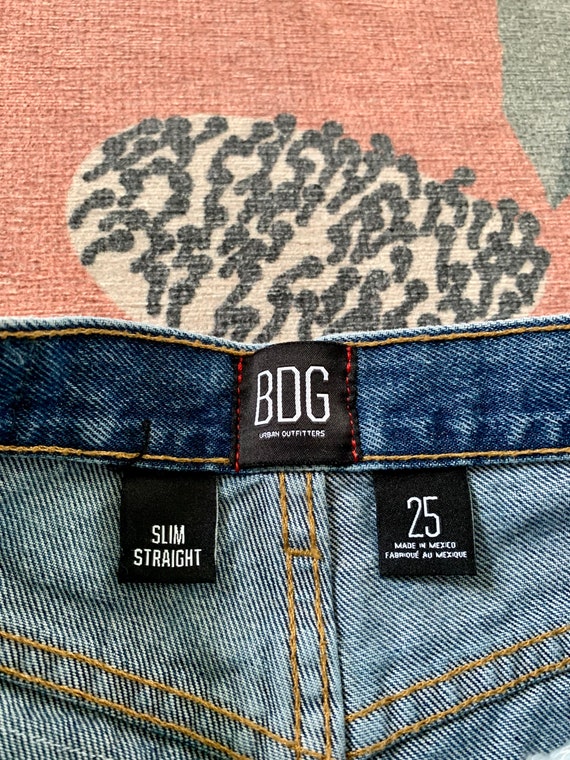 BDG Quilt Patch Denim Shorts- Patchwork Jeans- Re… - image 3