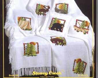 Cross Stitch Afghan Etsy