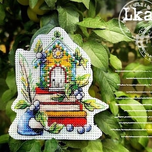 Small Fairy House Mini Cross Stitch Pattern PDF, Quick and Cute Projects,  Embroidery Lkacross Instant Digital Download