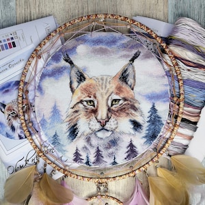 Eurasian Lynx Pattern PDF Cross Stitch Animal Forest Embroidery Lkacross Instant Digital Download