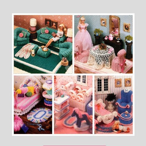 Barbie Doll Furniture Crochet Pattern PDF Crochet Pattern Etsy