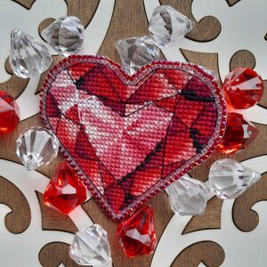 Heart Cross Stitch Pattern: Precious Mini Embroidery (PDF Pattern)