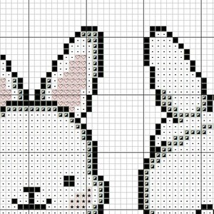 Bunny Sampler PDF Pattern Cross Stitch Animal Rabbit Primitive Instant ...