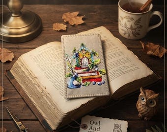 Kreuzstichmuster „Kleines Märchenhaus“, PDF-Stickvorlage „Buchzauber“