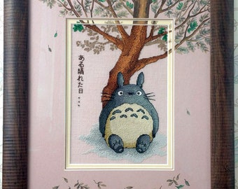 Totoro Pattern PDF Cross Stitch  Fantasy Embroidery Lkacross Instant Digital Download