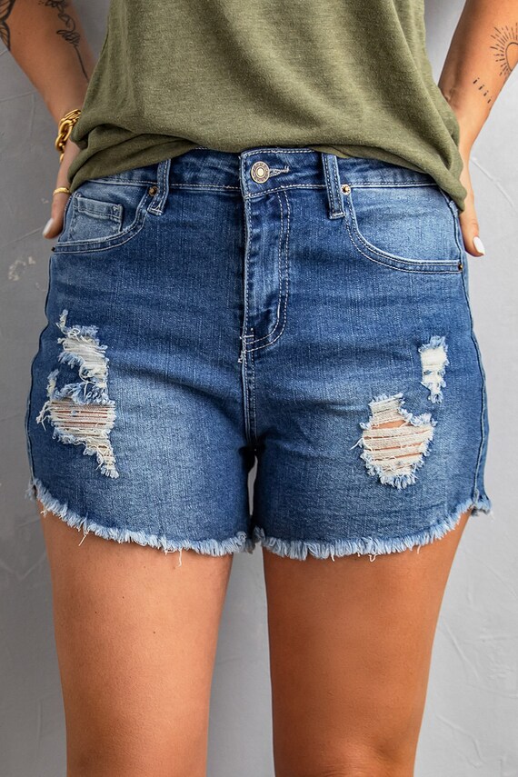 Etsy denim shorts sale