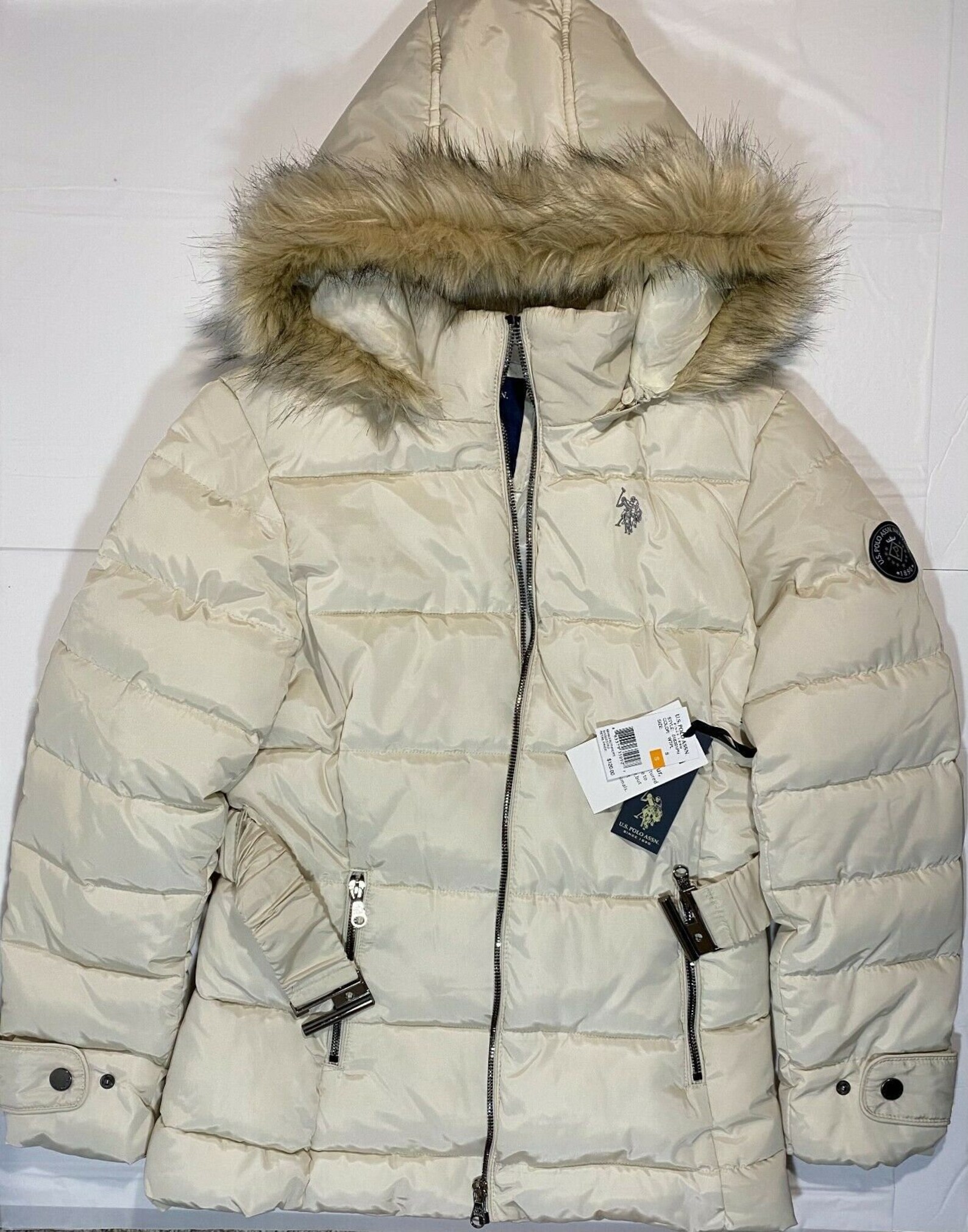 U.S POLO ASSN. belted zip Jacket coat for women. polo coat for Etsy