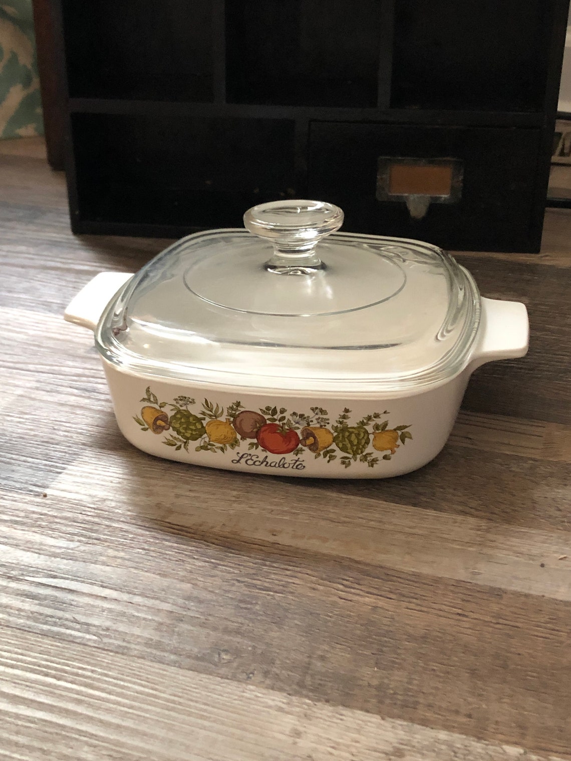Rare vintage corningware 1 qt L'echalote spice of Etsy