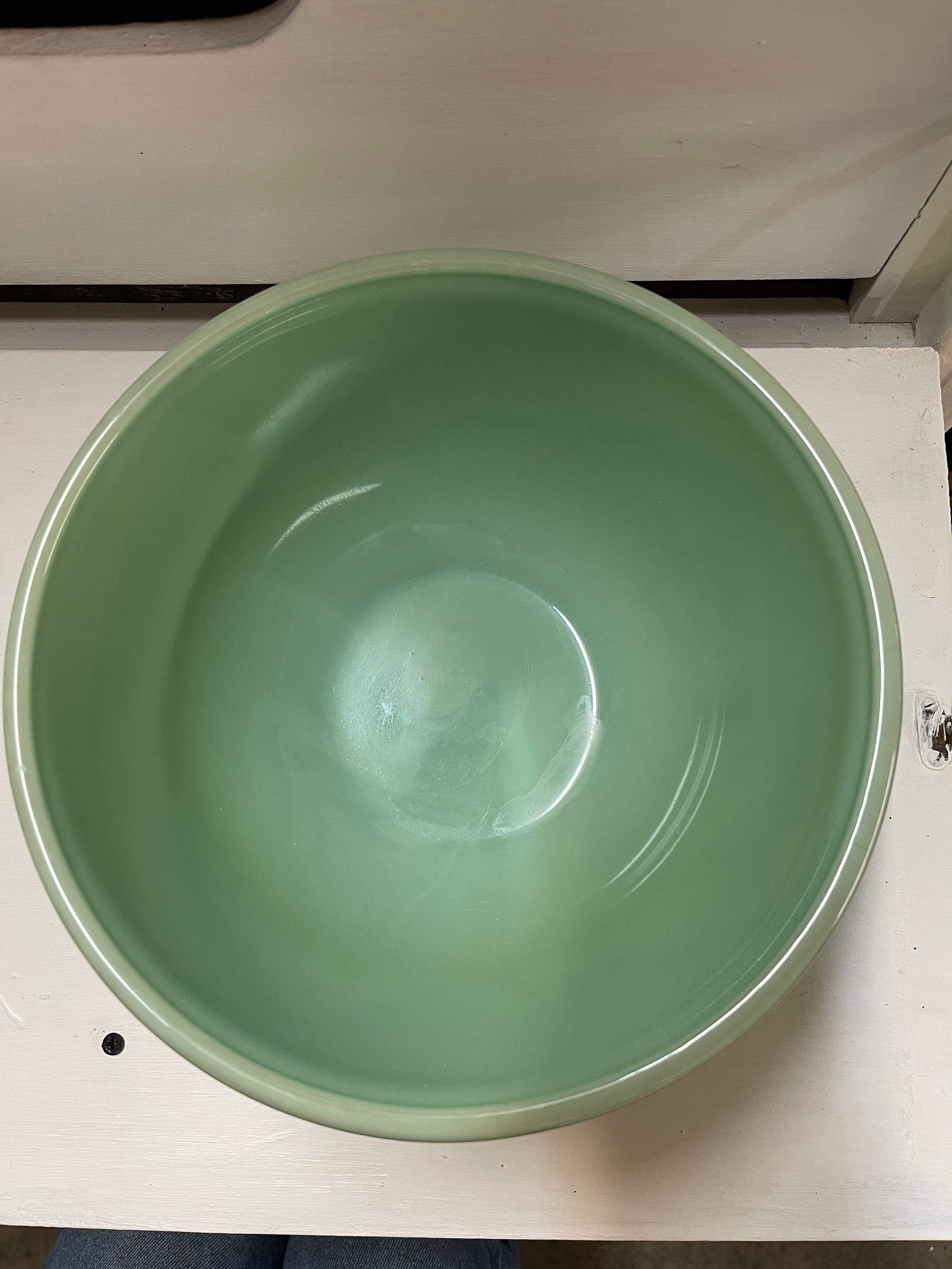 Vintage fire king jadeite 3.5 quart mixing bowl Etsy