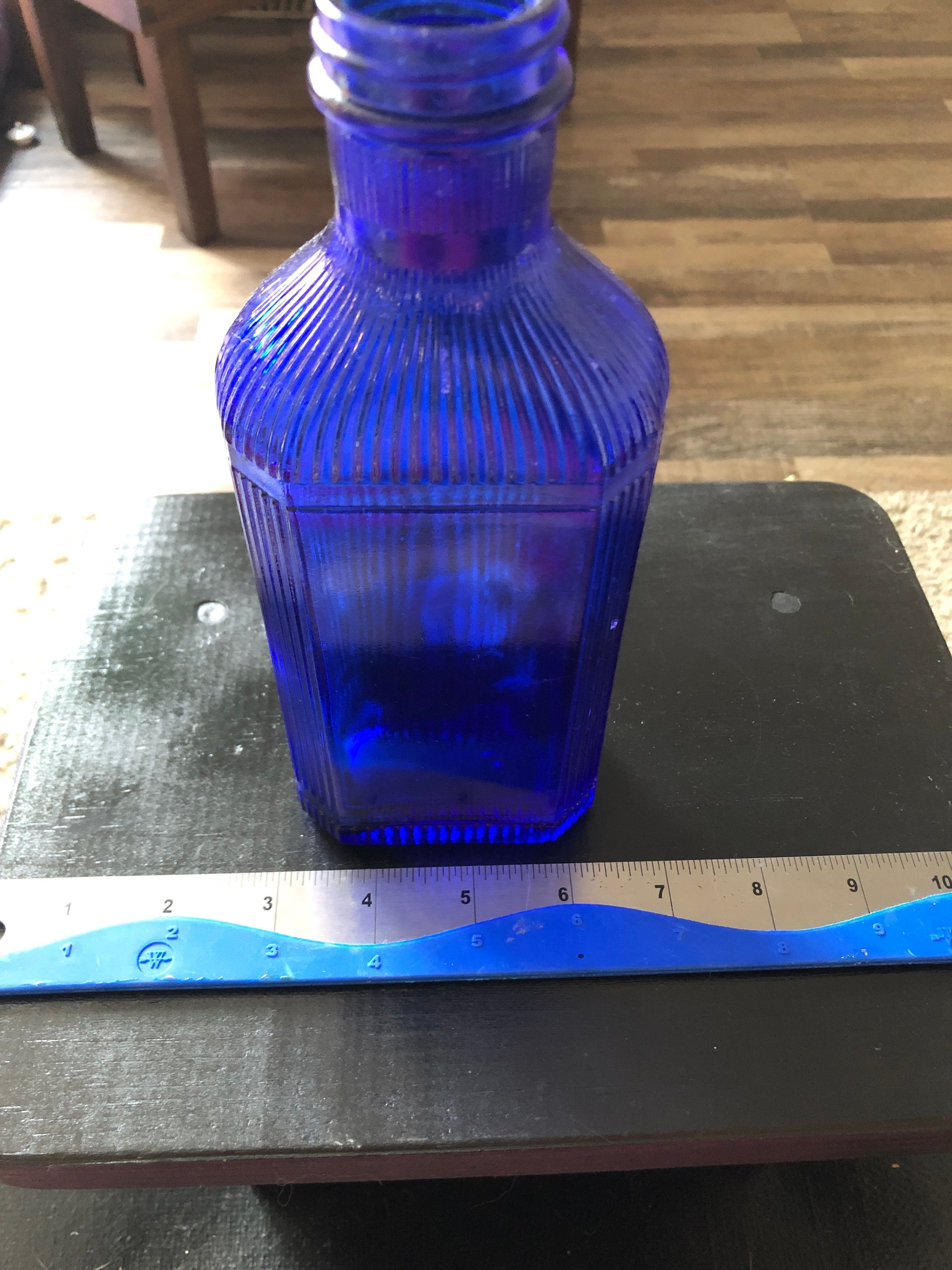 Vintage Bromoseltzer emerson drug co small blue glass bottle Etsy