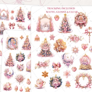 Enchanted Kawaii Moon Magical Christmas Festive Sailor Scout Holiday Star Anime Decorative Aesthetic Journal Scrapbook Planner Sticker Sheet