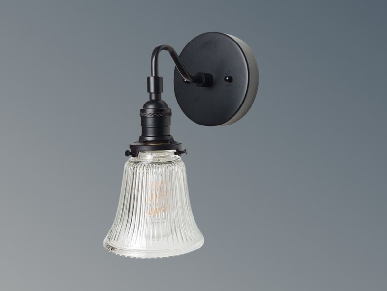 Vintage Gooseneck Brass Vanity Wall Sconce Light Fixture With Etsy