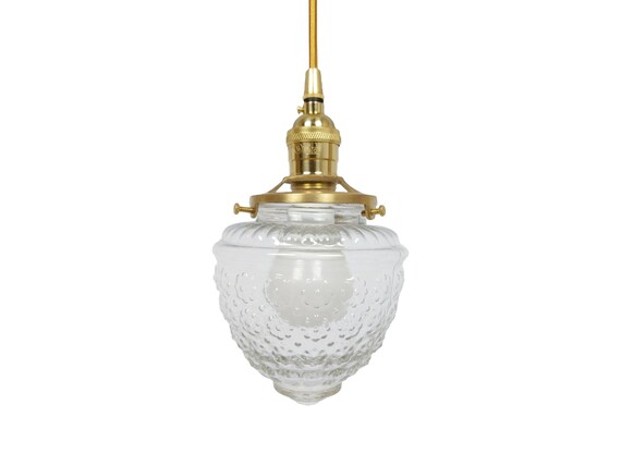 Clear glass ceiling pendant outlet