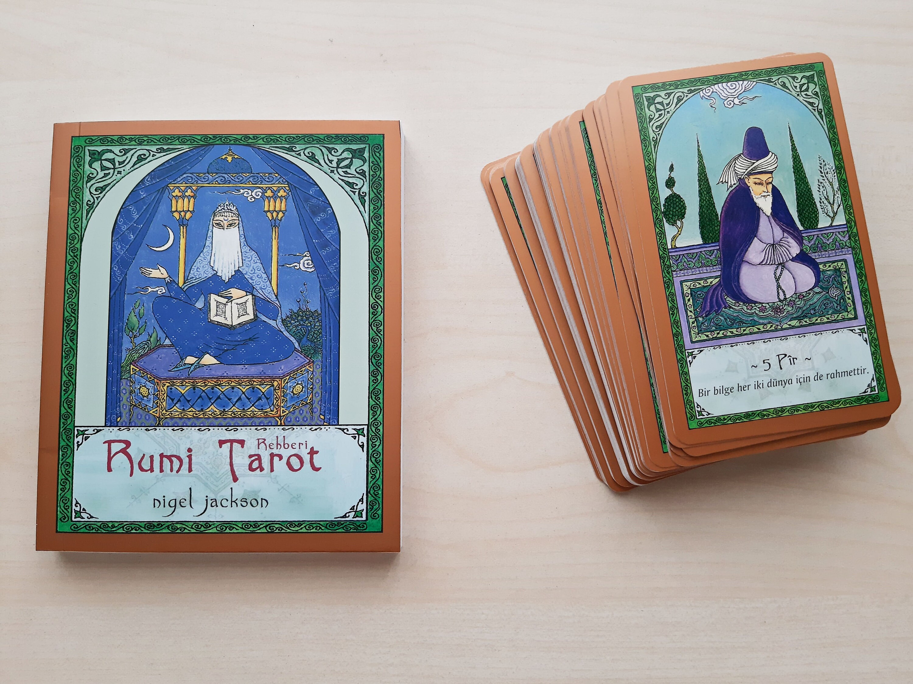 Rumi Mystic Tarot Set by Nigel Jackson book and Cards New turkish Etsy