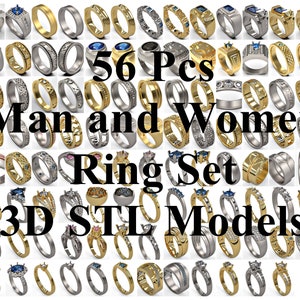 Louis vuitton LV ring men man gems 3D model 3D printable