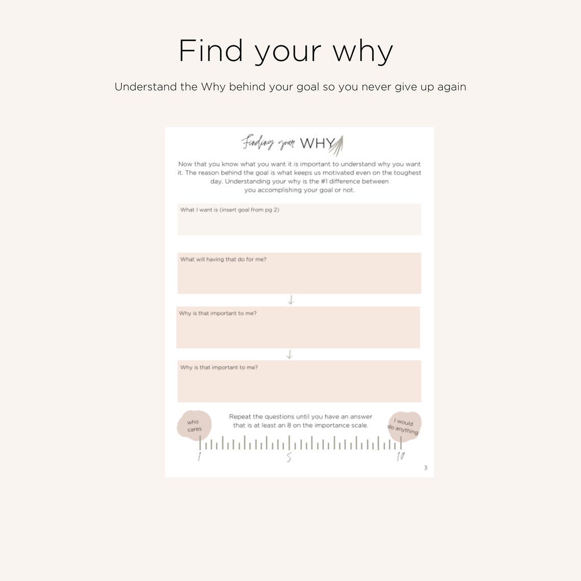 Goal Setting Journal Etsy