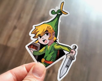 Toon Link Vinyl // The Minish Cap Sticker // Legend of Zelda Vinyl