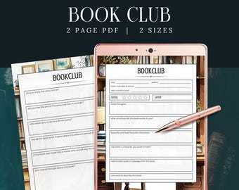 Imprimibles para el club de lectura, Debates para el club de lectura, DESCARGAR, Preguntas para el club de lectura, Regalos para el club de lectura, Preguntas para la reunión del club de lectura, Reunión del club