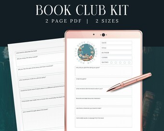 Imprimibles para el club de lectura, Debates para el club de lectura, DESCARGAR, Preguntas para el club de lectura, Regalos para el club de lectura, Preguntas para la reunión del club de lectura, Reunión del club