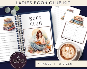 Book Club Printable, Book Club Discussions, DOWNLOAD, Questions for Book Club, Book Club Gifts, Book Club Meeting Questions, Club Meeting