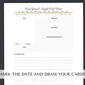 Tarot Journal Printable, Tarot Spreads Bundle, Printable Tarot Layouts ...