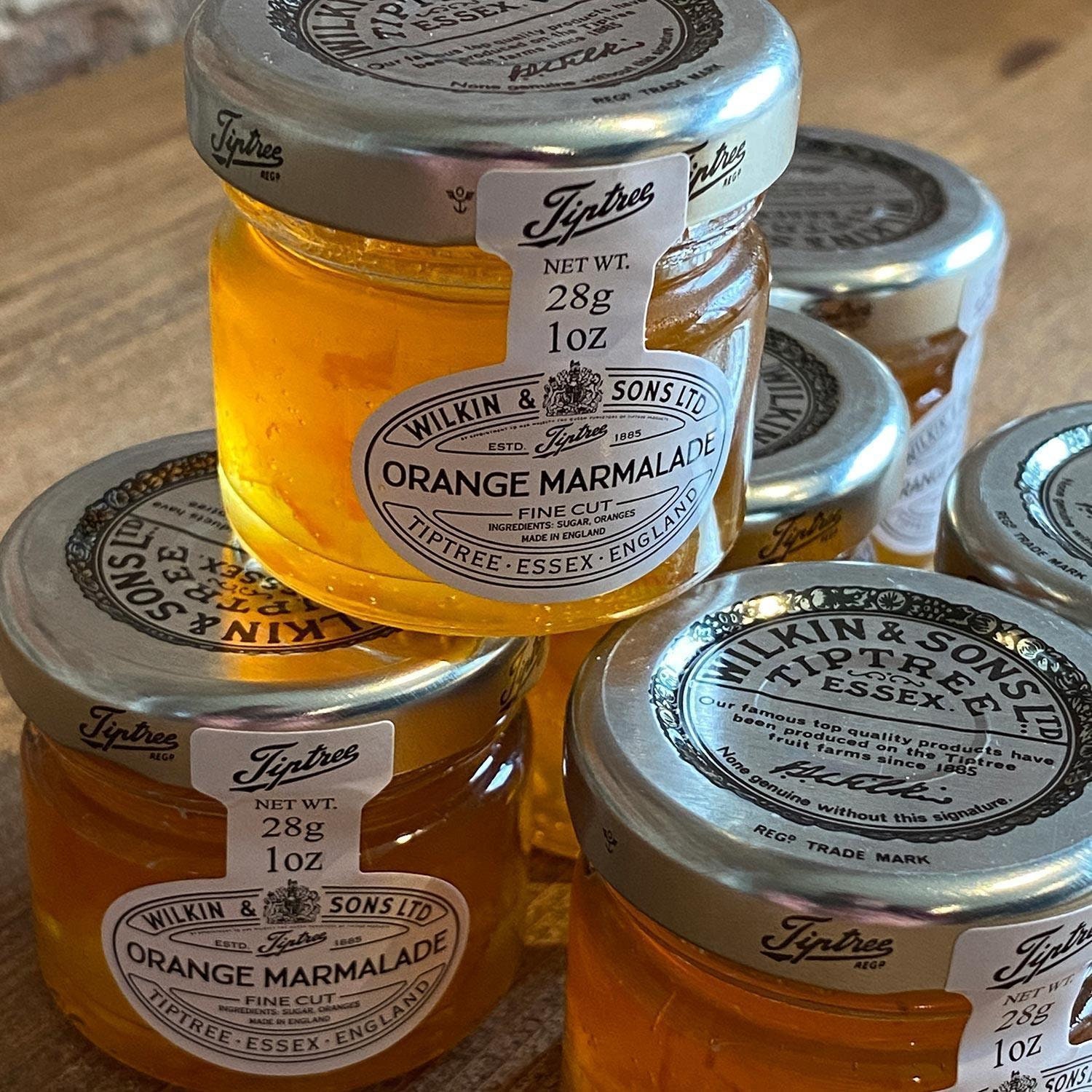 Wilkin Sons Tiptree Jams 28g Mini Jars Strawberry Raspberry Etsy UK