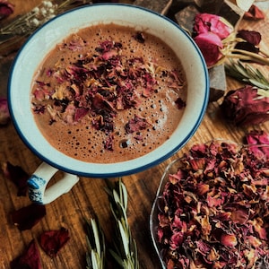 Cacao + Rose Ritual Kit, ceremonial cacao