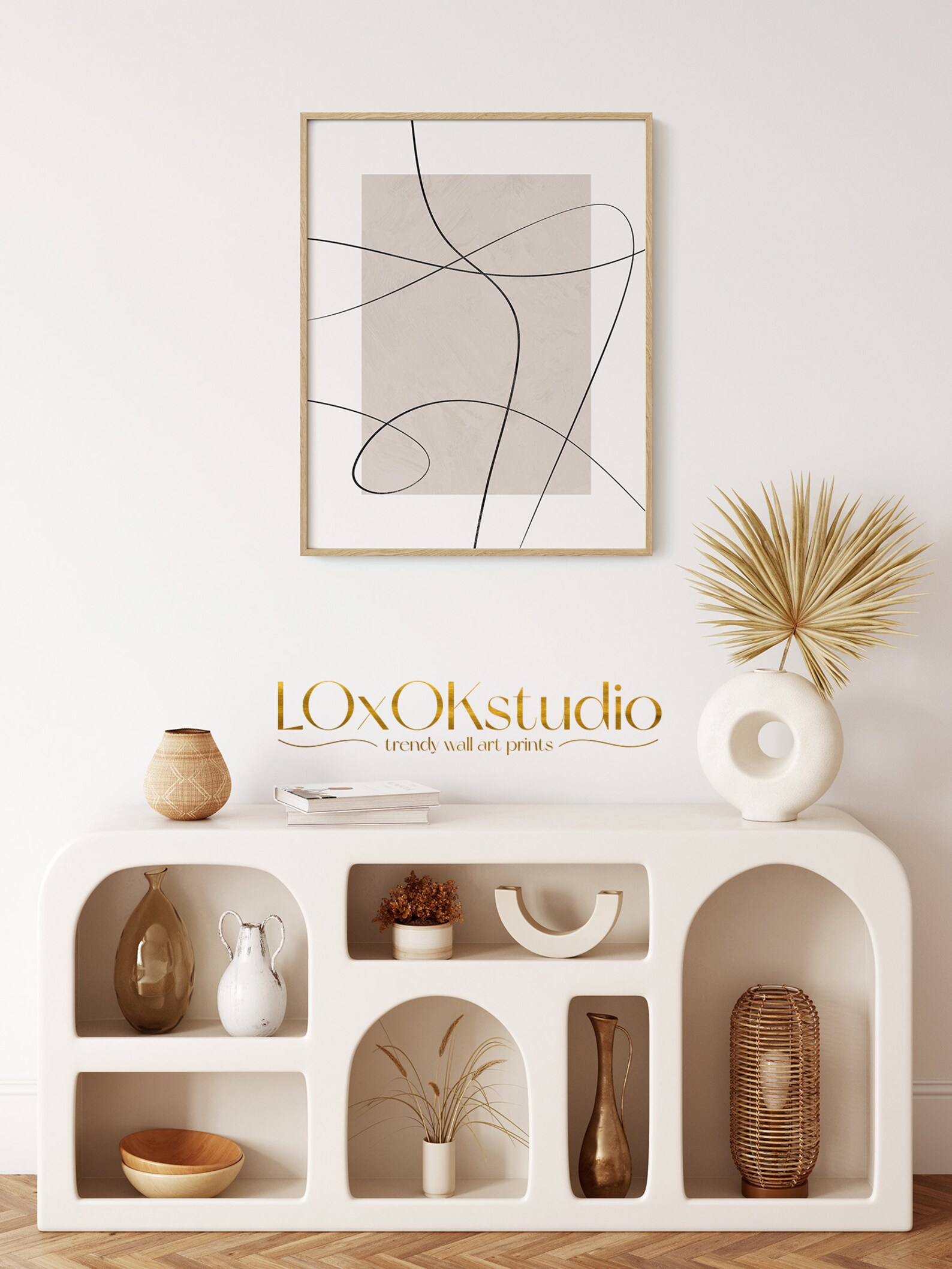 Minimalist Wall Art Abstract Wall Art Line Art Print Living | Etsy