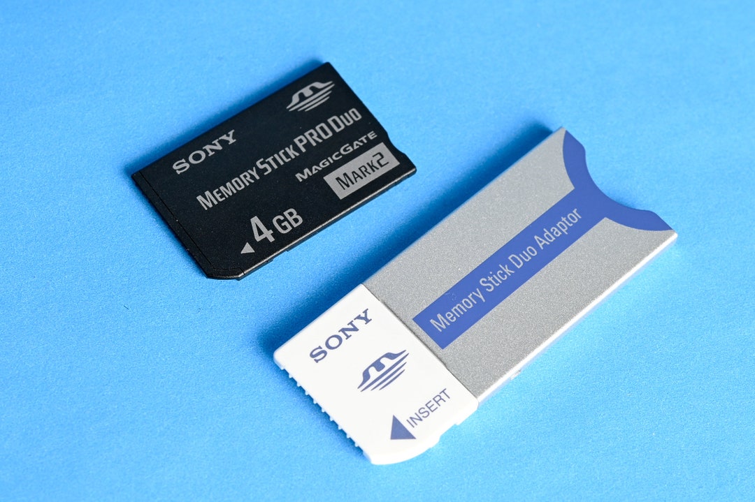 Sony Memory Stick Pro Duo 4GB Card for Sony Cybershot DSC Etsy