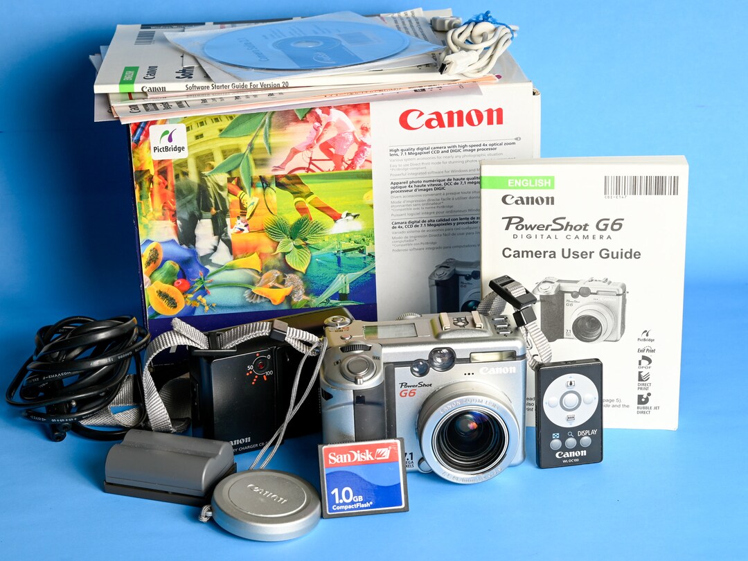 Canon Powershot G6 Digicam With 7.1 Megapixels CCD Sensor / Canon High
