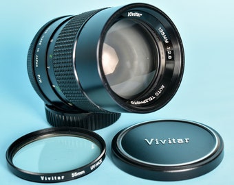 Excellent Vivitar Auto Tele 135mm 2.8 Portrait Lens  // For Pentax K1000 KM ME Super etc 35mm analog cameras