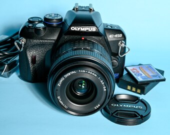 Olympus E-450 + Zuiko Digital 17.5-45mm Lens // 10 Megapixels SLR digicam / EVOLT 450 E450 camera