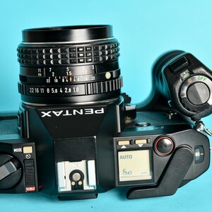 Pentax P50 SMC 55mm 1.8 lens and ME Winder // 35mm Analog SLR Film P5 camera Works with winder only image 3