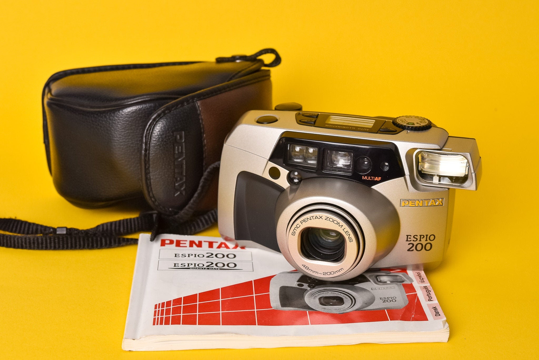 Pentax Espio 200 Compact Point und schießen 35mm Vintage Etsy