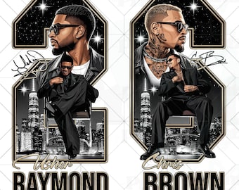 Usher Chris Brown Raymond and Brown R&B-turné PNG (digital nedladdning)