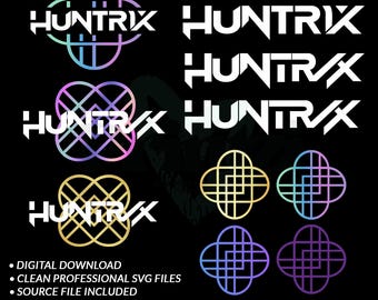 K-Pop Huntrix Logo Paket | Dämonenjäger Clipart (digitaler Download)