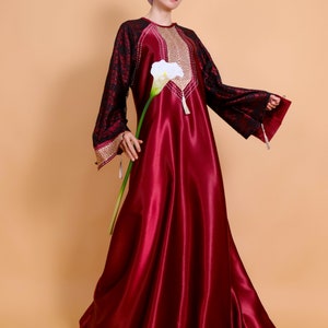 Red abaya, abaya dubai wholesale, abaya islamic clothing, modern abaya, luxury abaya, cheap abaya online usa, abaya collection, abaya robe, image 4