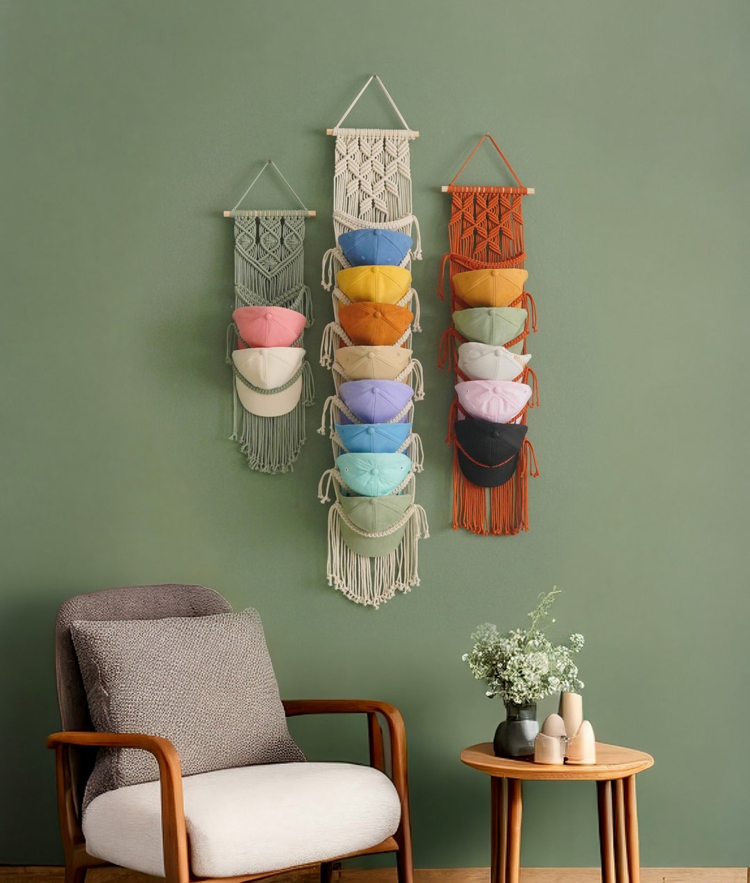 Custom Cap Rack, Gifts for Dad, Baseball Hat Storage, Entryway ...