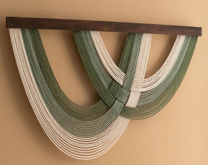 Large Macrame Wall Hanging For Boho Farmhouse Home Decor V91