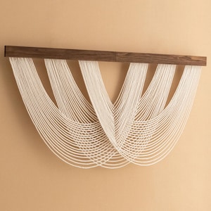 Fiber Wall Art, Minimalist Home, Boho Office Decor, Handmade Macrame, Living Room Art, Modern Farmhouse, Boho Home Decor V28