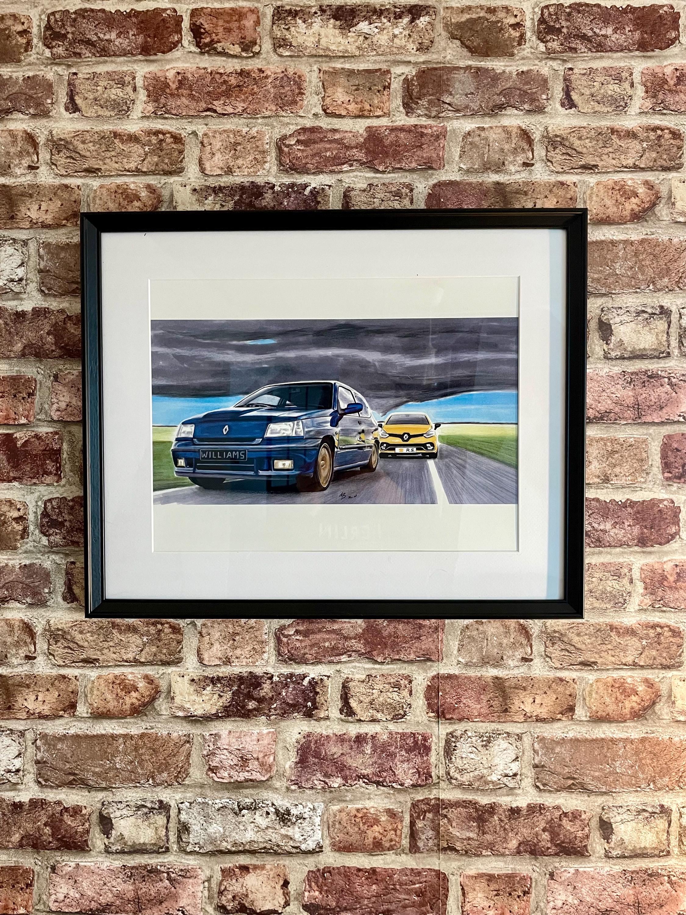 PUBLICITÉ ADVERTISING 1993 RENAULT CLIO WILLIAMS SERIE EXCLUSIVE - AFFICHES & PUBLICITÉS/PUB DE PRESSE